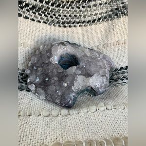 Crystal Tea Cup Candle Holder